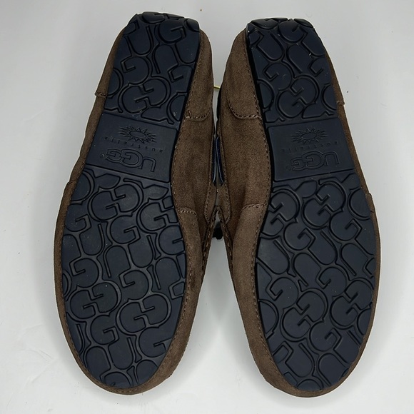Authentic UGG Australia Chester Slip On Loafers Slippers Men's Size 10 EEE Brown - Picture 6 of 10